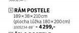 RÁM POSTELE
