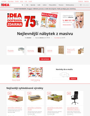 akční leták IDEA nábytek 6.7.2021-12.7.2021