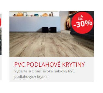 PVC podlahové krytiny