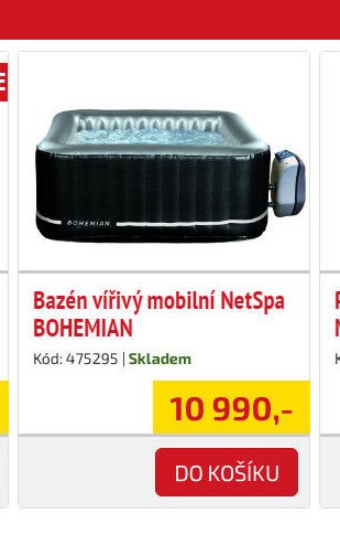 Bazén vířivý mobilní NetSpa BOHEMIAN