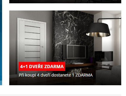 4+1 dveře zdarma