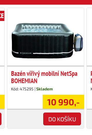 Bazén vířivý mobilní NetSpa BOHEMIAN