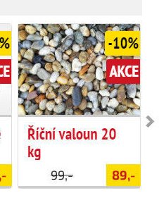 Říční valoun 20 kg