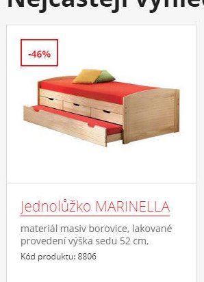 Jednolůžko MARINELLA