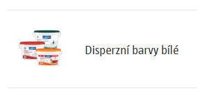Disperzní barvy bílé