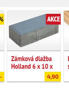Zámková dlažba Holland 6 x 10 x