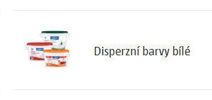 Disperzní barvy bílé