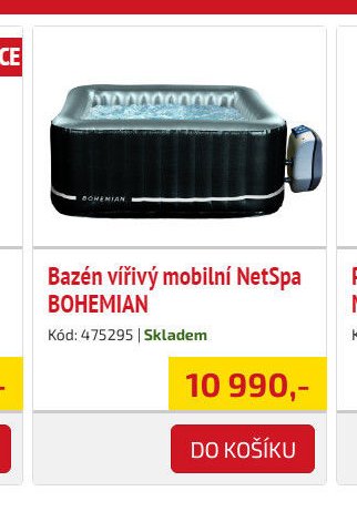 Bazén vířivý mobilní NetSpa BOHEMIAN
