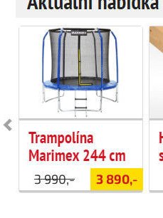 Trampolína Marimex 244 cm