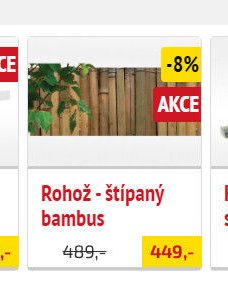 Rohož - štípaný bambus
