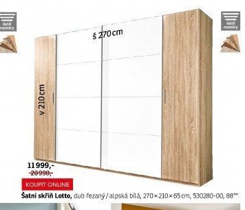 Šatní skříň Lotto