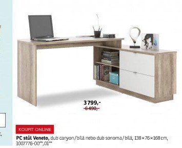 PC stůl Veneto