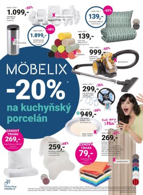akční leták Möbelix 2.8.2021-15.8.2021