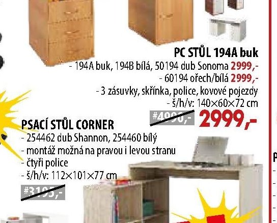 PSACÍ STŮL CORNER