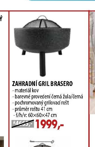 ZAHRADNÍ GRIL BRASERO