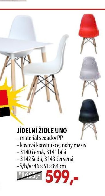 JÍDELNÍ ŽIDLE UNO