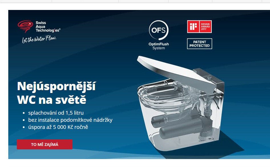 Nejúspornější WC na světě