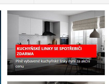 KUCHYŇSKÉ LINKY SE SPOTŘEBIČI ZDARMA