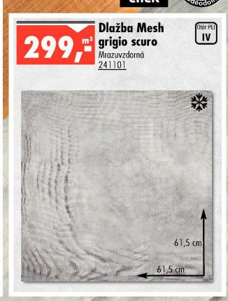 Dlažba Mesh grigio scuro