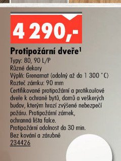 Protipožární dveře