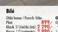 Bílé - Plné