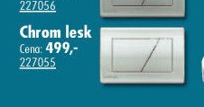 Tlačítko ovládací Komfort Chrom lesk