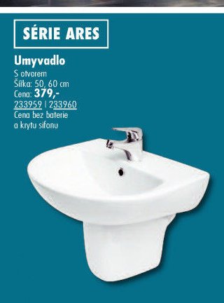 Umyvadlo Série Ares
