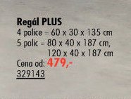Regál PLUS
