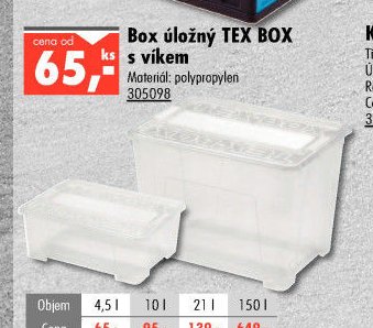 Box úložný TEX BOX s víkem