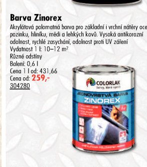 Barva Zinorex