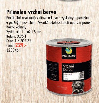 Primalex vrchní barva