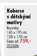 Koberec s dětskými motivy