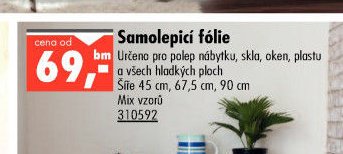Samolepící fólie