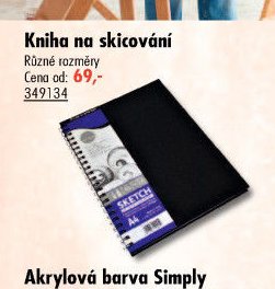 Kniha na skicování