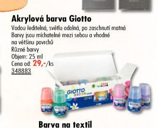 Akrylová barva Giotto