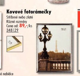 Kovové fotorámečky