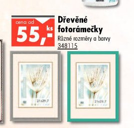 Dřevěné fotorámečky