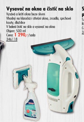 Vysavač na okna a čistič na sklo