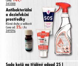 Antibakteriální a dezinfekční prostředky