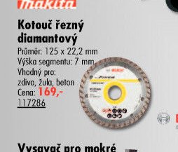 Kotouč řezný diamantový