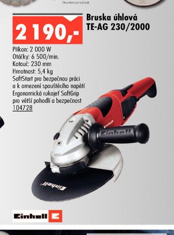 Bruska úhlová TE-AG 230/2000