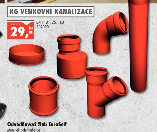 KG venkovní kanalizace