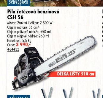 Pila řetězová benzínová CSH 56