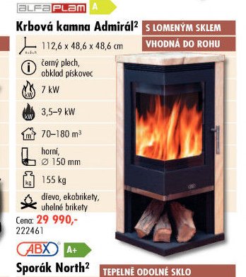 Krbová kamna Admirál