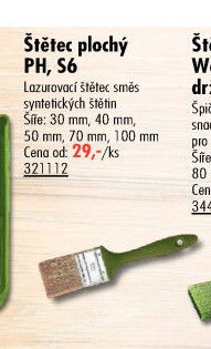 Štětec plochý PH, S6