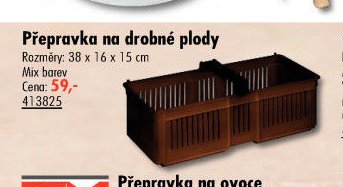 Přepravka na drobné plody