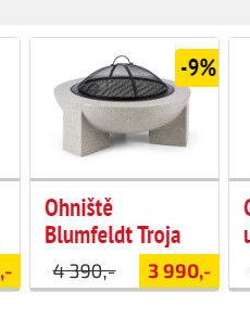 Ohniště Blumfeldt Troja