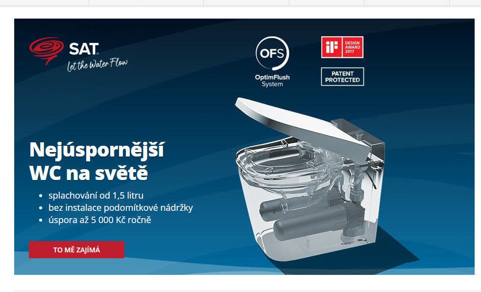 Nejúspornější WC na světě
