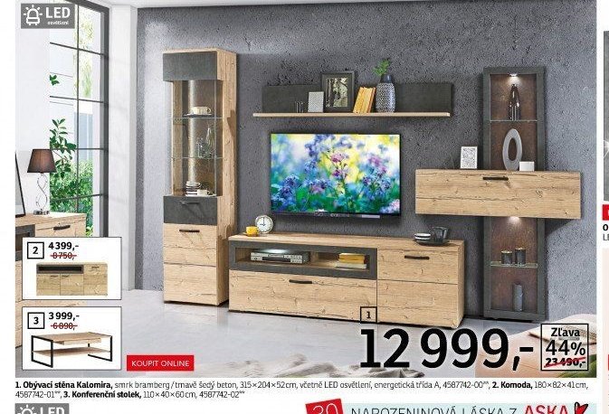Obývací stěna Kalomira
