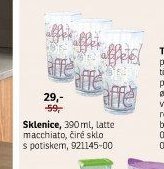 Sklenice, latte macchiato